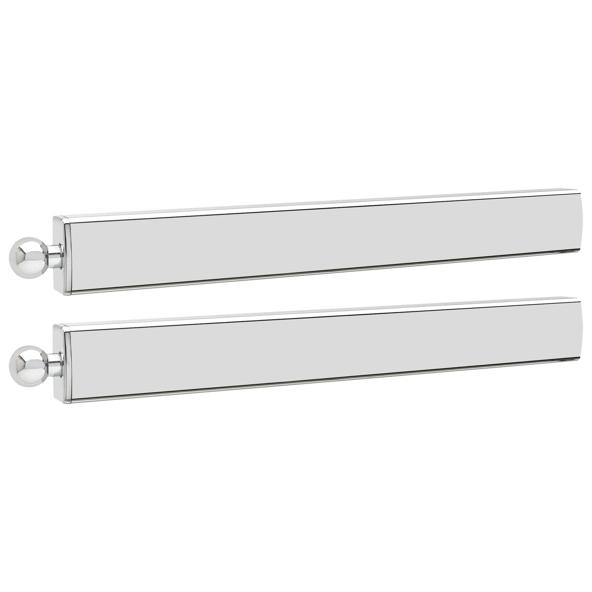 Front. Rev-A-Shelf - Rev-A-Shelf 14" Telescoping Closet Hanging Valet Rod, CVLSL-14-CR-1 (2 Pack) - Chrome.