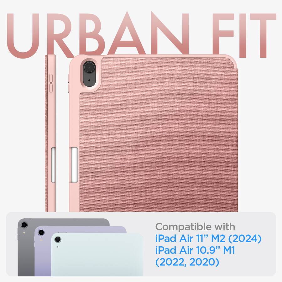 Picesr Roses Spigen Urban Fit iPad Air 11 inch Case Rose Gold - Best Buy