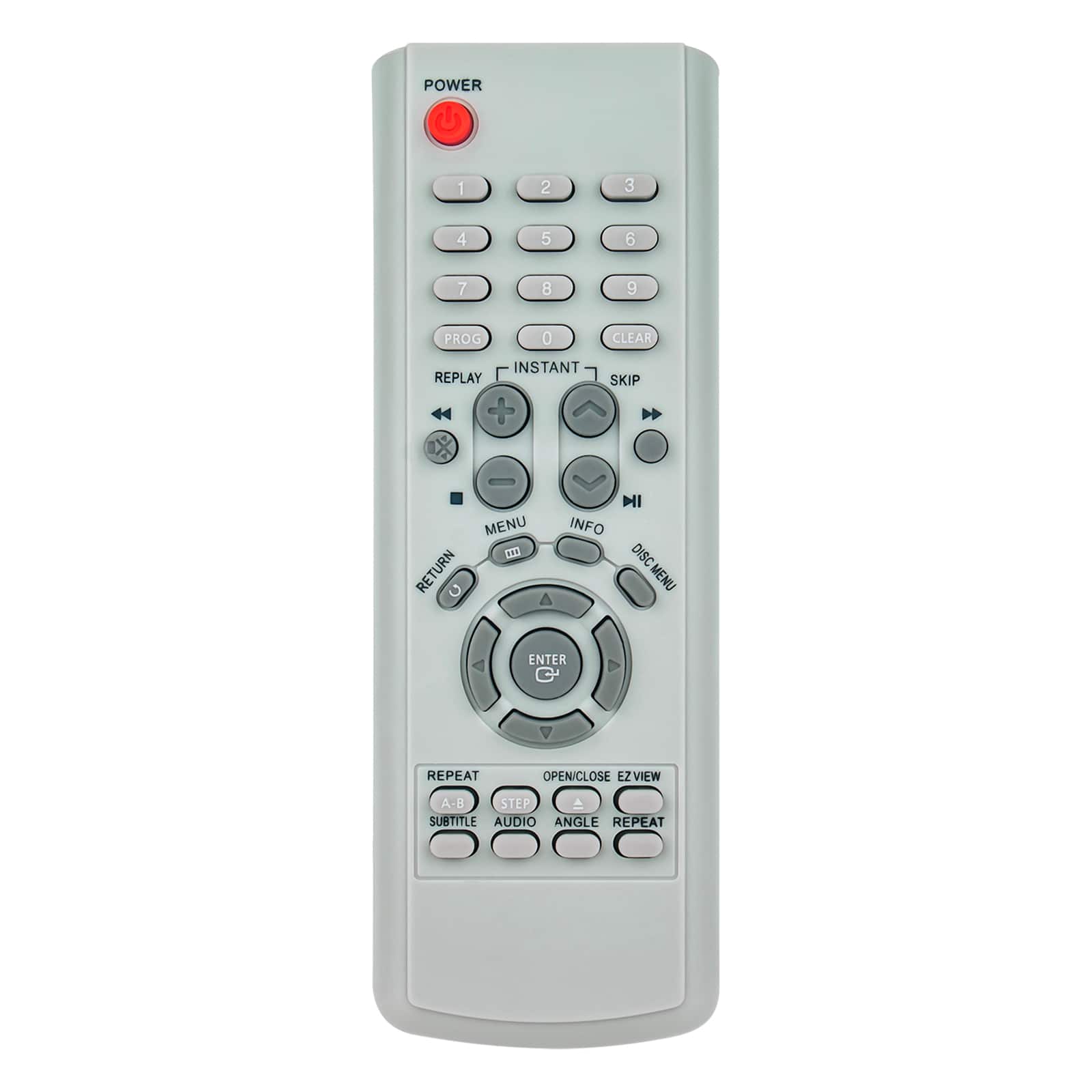 VINABTY - New AK59-00011K Replaced Remote Fits for Samsung DVD Player Player DVDP241 DVDHD755 DVDP241/XAA DVD-P140 DVD-P144 - Black