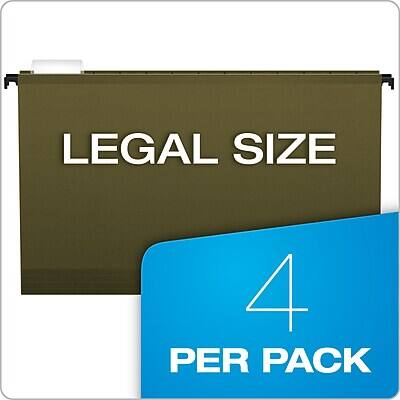 LEGAL SIZE  
4 PER PACK