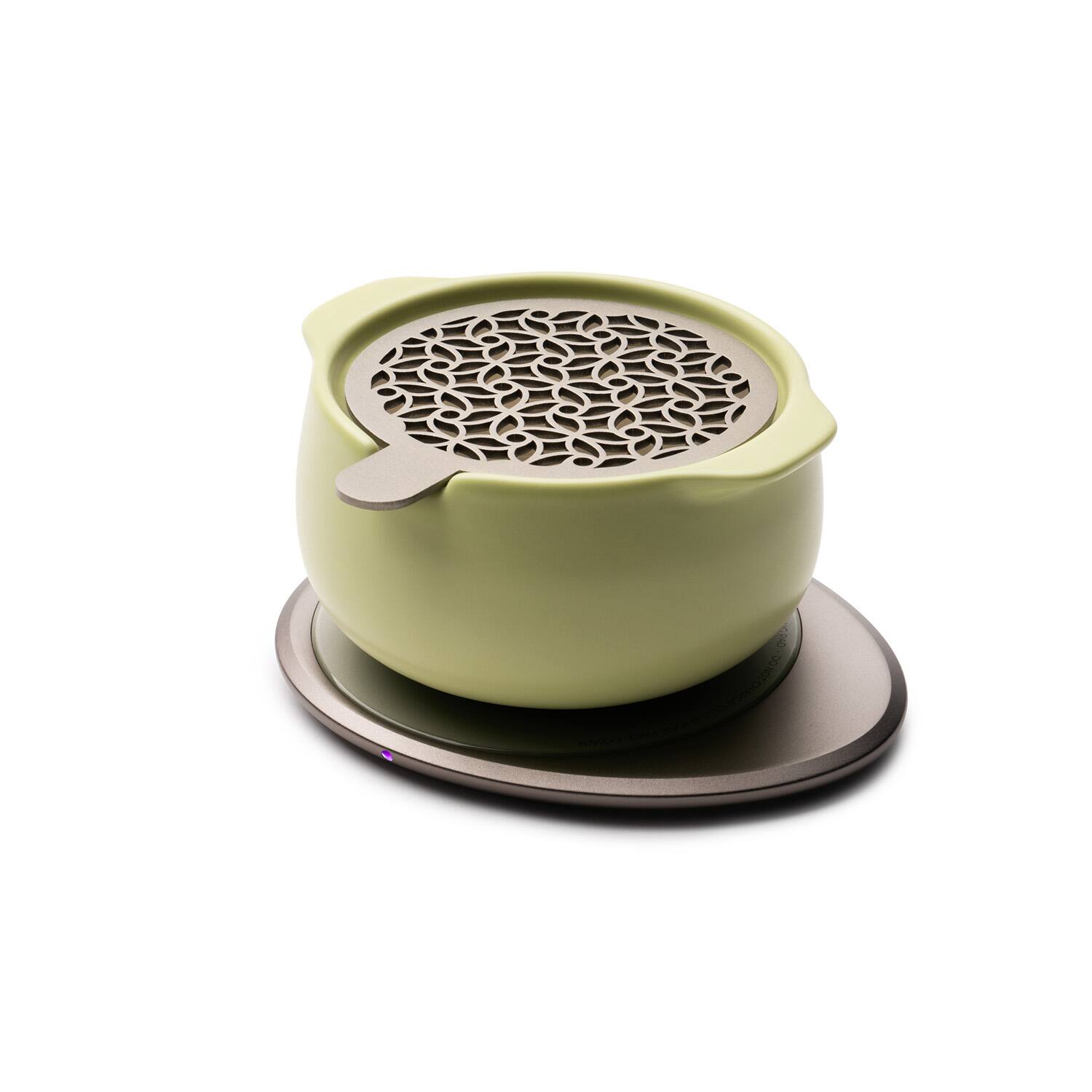 Angle. OHOM - Jun Self-heating Diffuser Set - Verde Green.