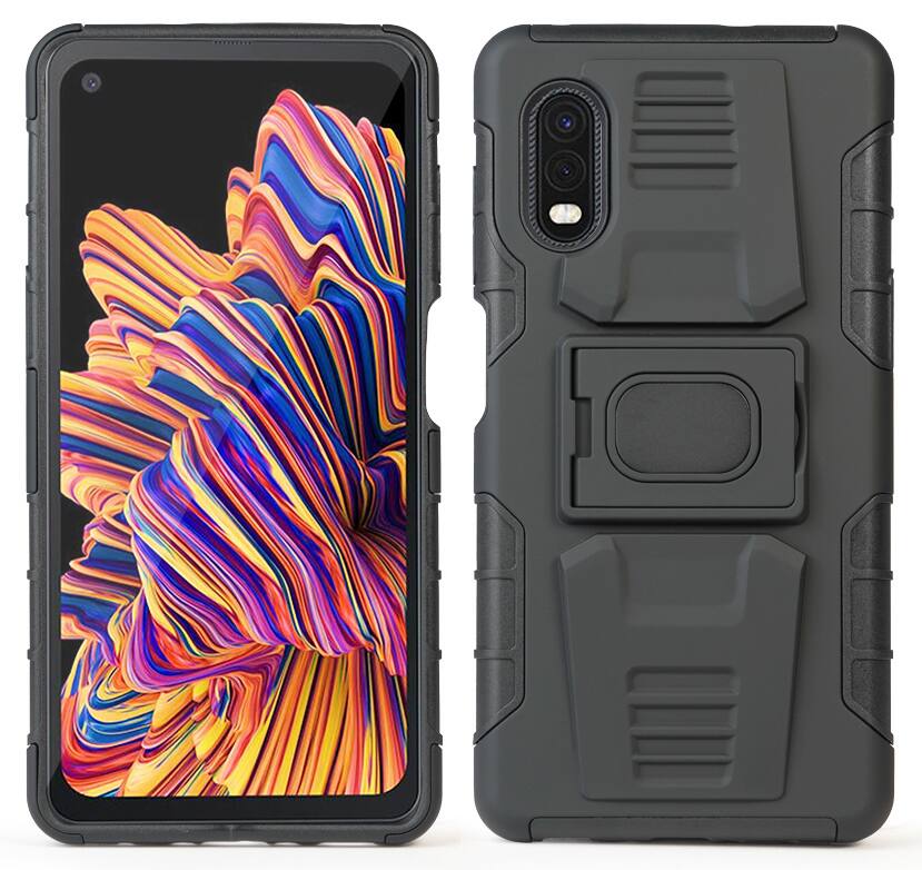 Alt View 2. Nakedcellphone - Case for Samsung Galaxy XCover Pro Phone (2020) - Black.