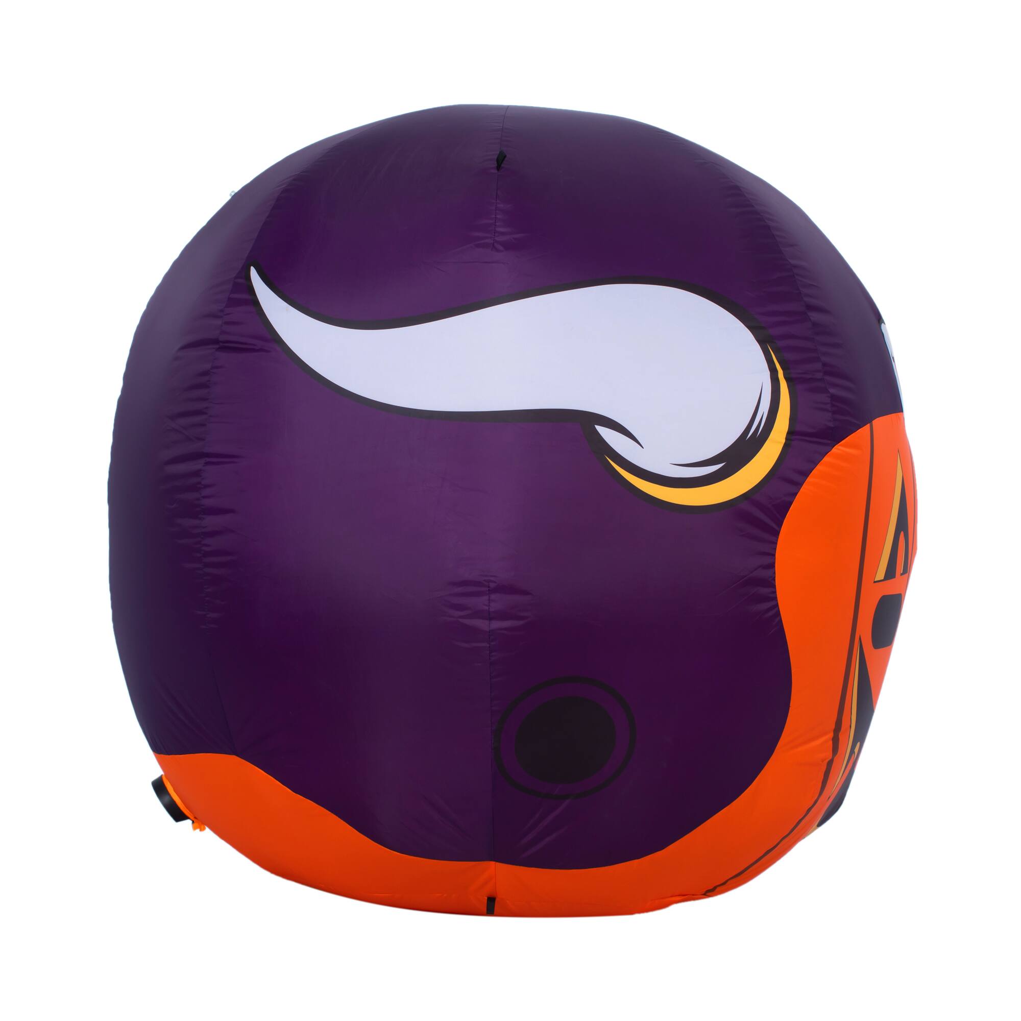 Alt View 2. Sporticulture - Minnesota Vikings 4' Inflatable Jack-O'-Helmet - Multicolor.