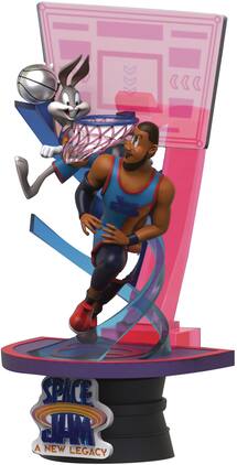 Beast - Kingdom - Space Jam: A New Legacy - D-Stage - Bugs & Lebron 6" Statue - Collectibles - Multicolor