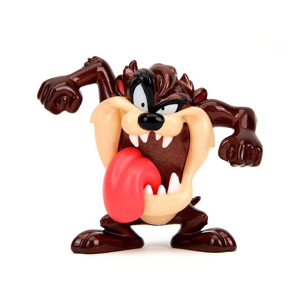 Angle. Jada - Set of 4 Diecast Figures "Looney Tunes" "Metalfigs" Series - Multicolor.