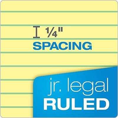 1/4" Spacing  
jr. Legal Ruled