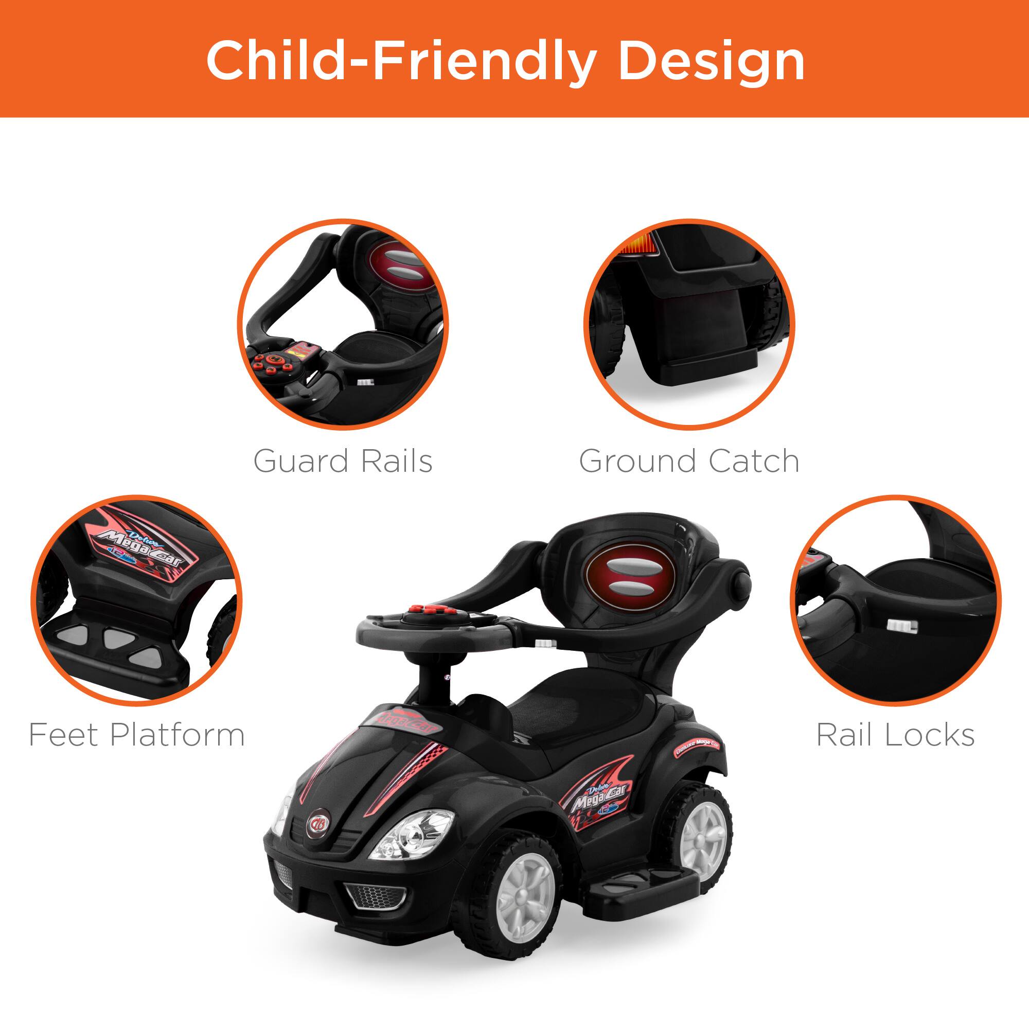 Child-Friendly Design

- Guard Rails
- Ground Catch
- Feet Platform
- Rail Locks