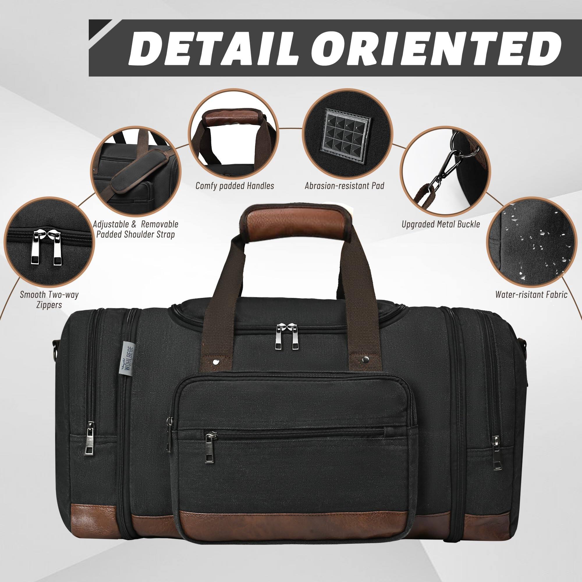DETAIL ORIENTED

- Comfy padded Handles
- Abrasion-resistant Pad
- Upgraded Metal Buckle
- Adjustable & Removable Padded Shoulder Strap
- Smooth Two-way Zippers
- Water-resistant Fabric