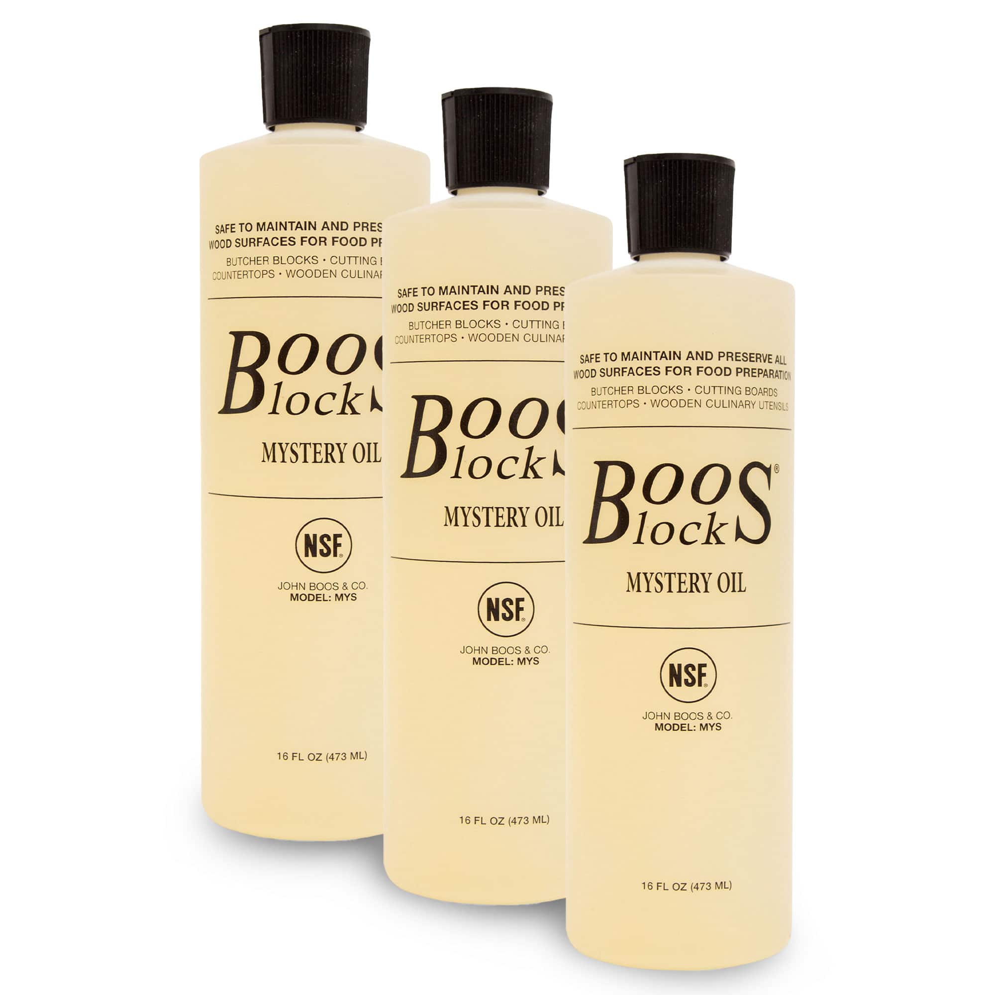John Boos - 16 Oz All Natural Moisture Care for Wood Kitchen Cutting Board, 3 Pack - Brown price history on PriceWatchPro