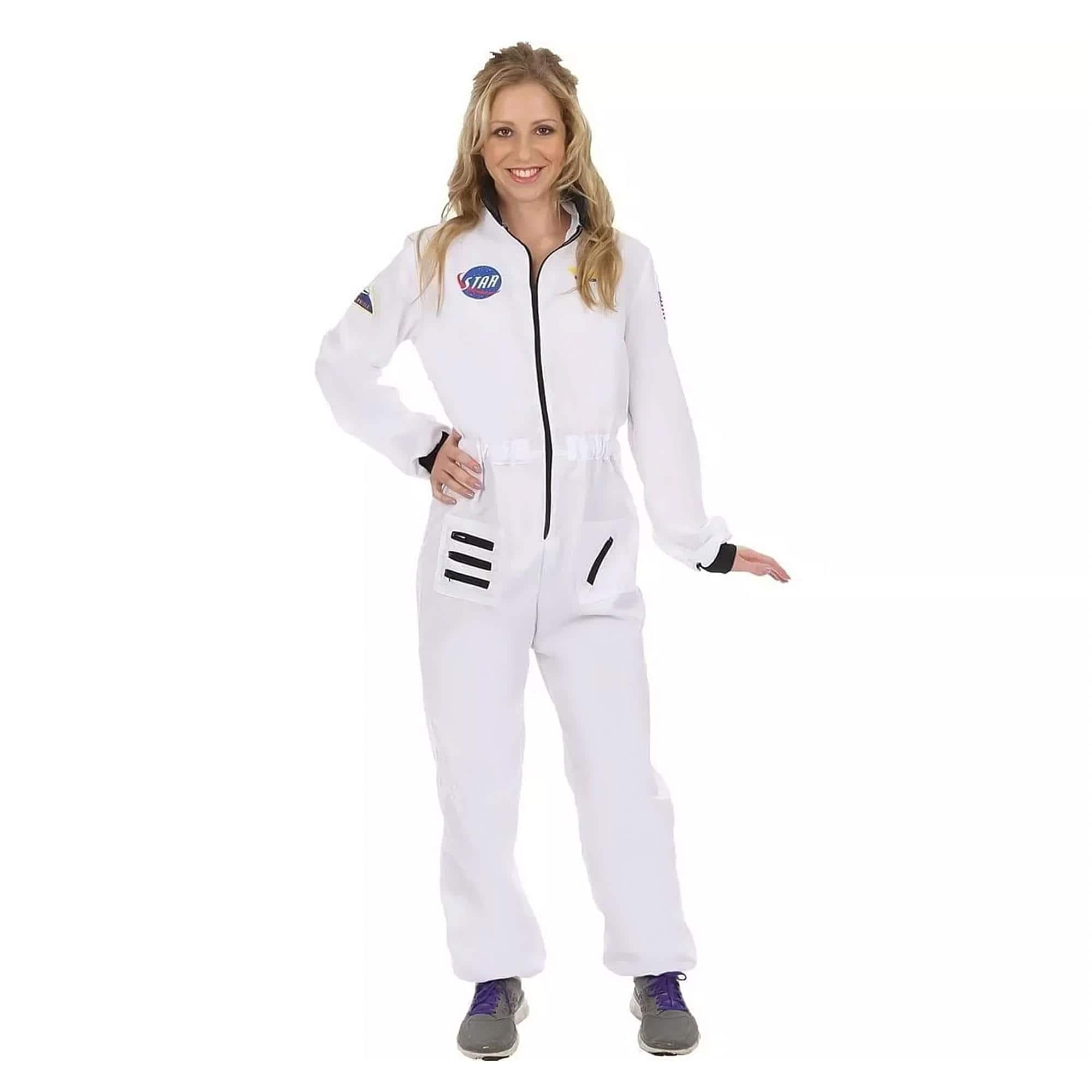 Angels Costumes - Women's Astronaut Costume - Large - White