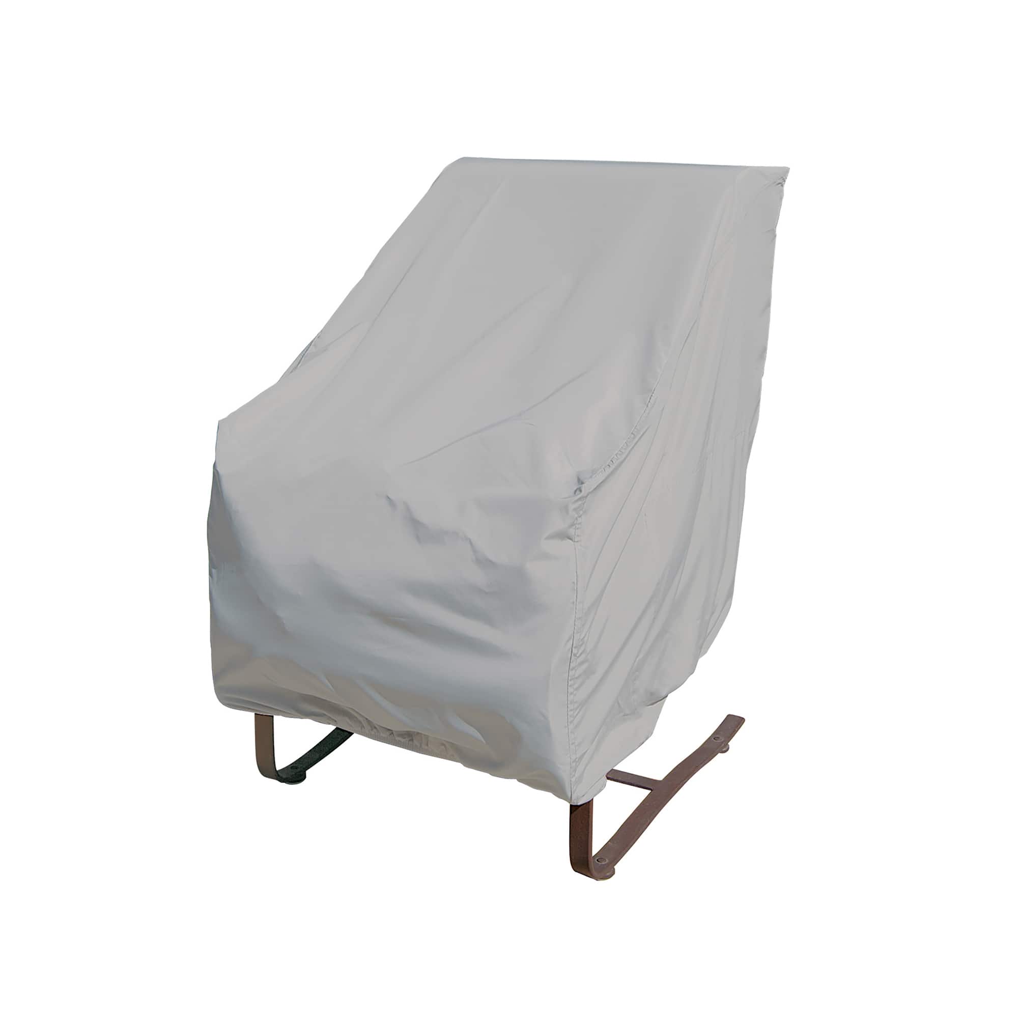 Mondawe - 27"W x 30"D x 36"H Outdoor Furniture Protective Cover Fits High Back Chair With Elastic - Gray