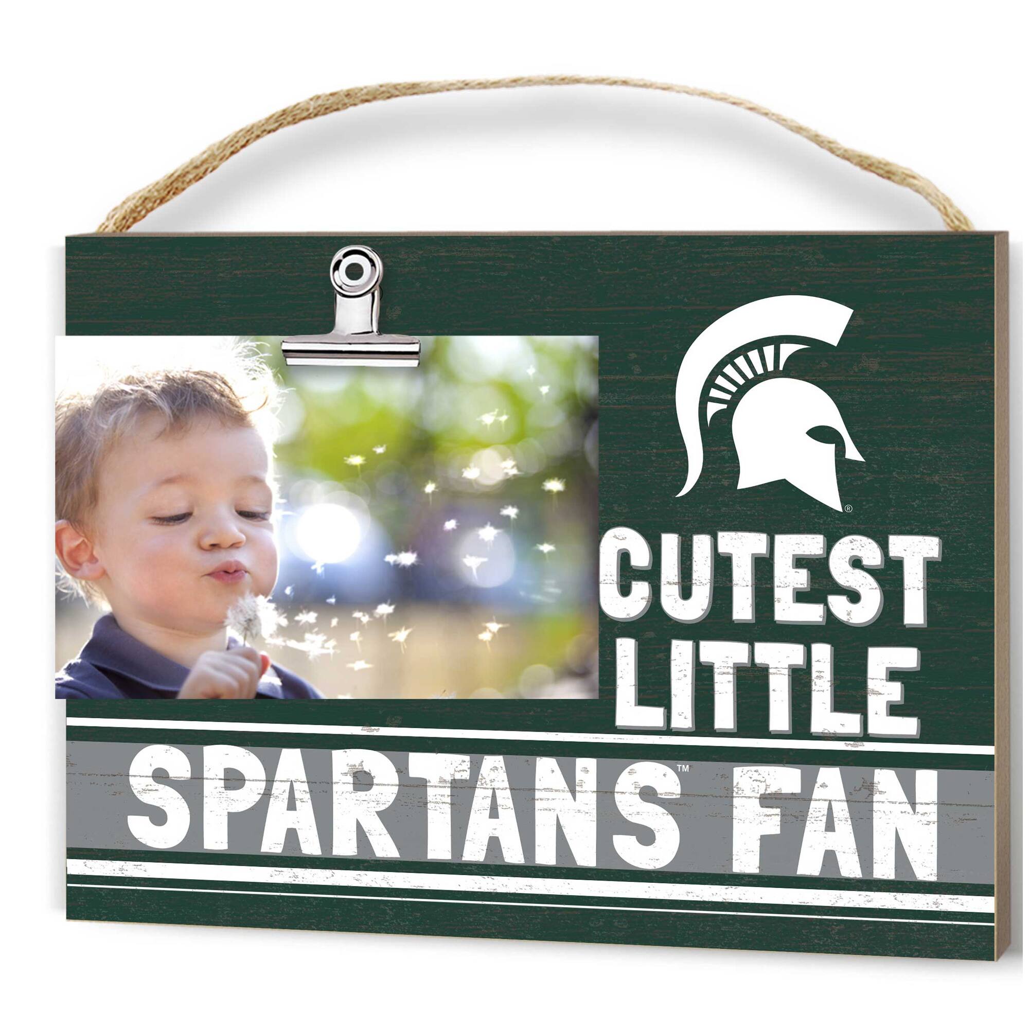 Michigan State Spartans 8'' x 10'' Cutest Little Team Logo Clip Photo Frame