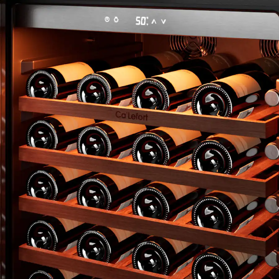 Ca'Lefort 24 inch Wine Cooler Refrigerator,90 Bottle Freestanding/Built ...