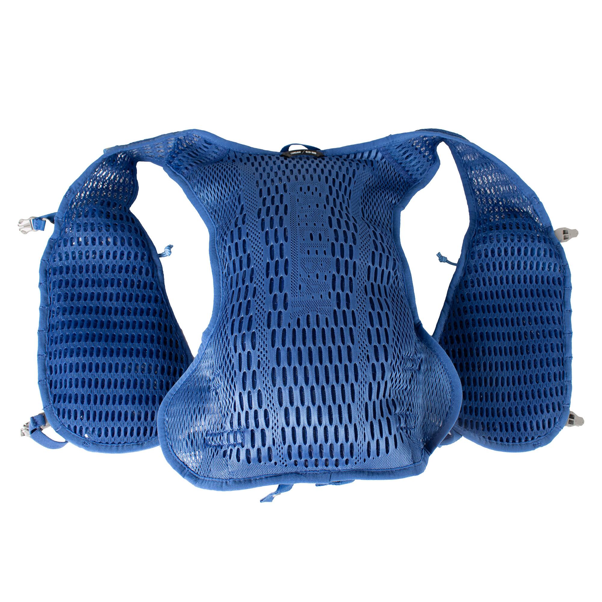 Alt View 5. CamelBak - CamelBak Zephyr Pro Running Hydration Vest 34oz - Body Mapping Technology, Pigeon/Blue Surf, Galaxy Blue - Pigeon/Blue Surf/Galaxy Blue.