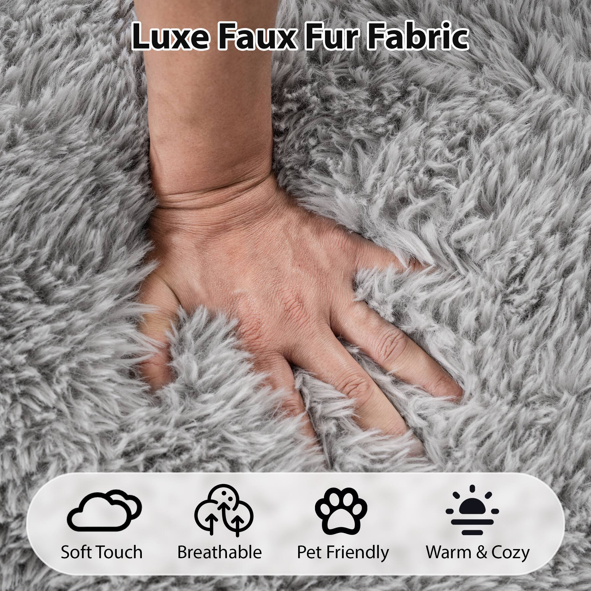 Luxe Faux Fur Fabric

Soft Touch
Breathable
Pet Friendly
Warm & Cozy