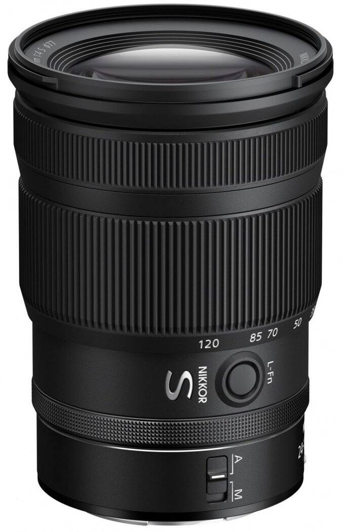 $77 14S 120 S NIKKOR 85 70 L-Fn S 50 A A, M 24

Corrected text:
$77 14S 120 S NIKKOR 85 70 L-Fn S 50 A M 24