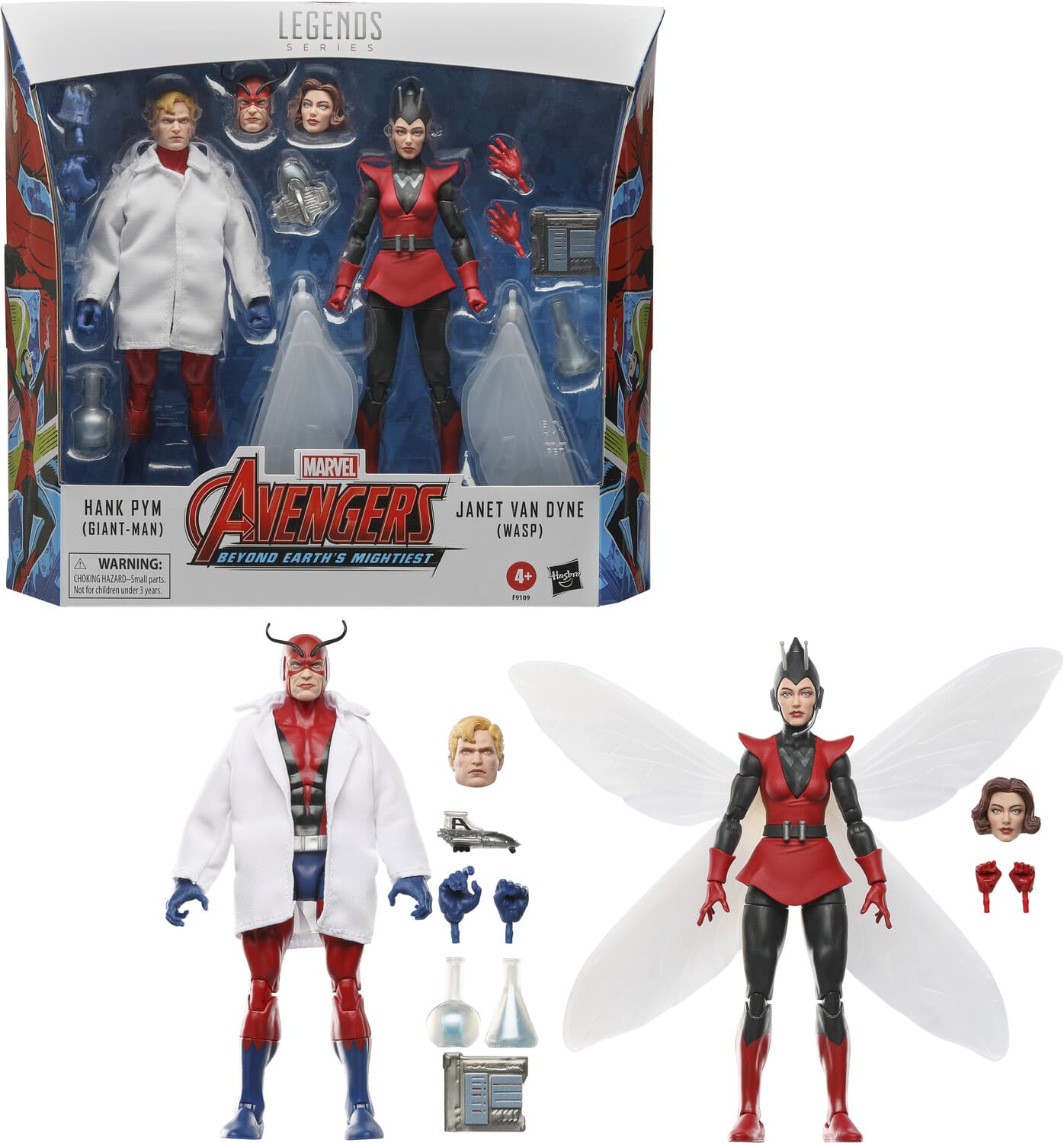 Hasbro - Collectibles - Tales to Astonish - Marvel Legends - Hank Pym (Giant-Man) & Janet Van Dyne - COLLECTIBLES - Multicolor