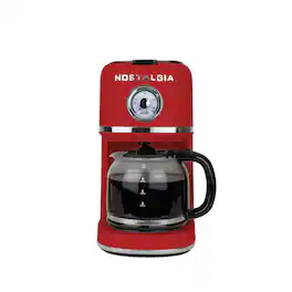Nostalgia - Classic Retro 10 Cup Coffee Maker - Red