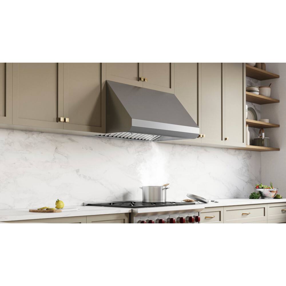 Alt View 7. Broan - Broan 650 Max Blower 30-Inch Canopy Range Hood - Stainless Steel.