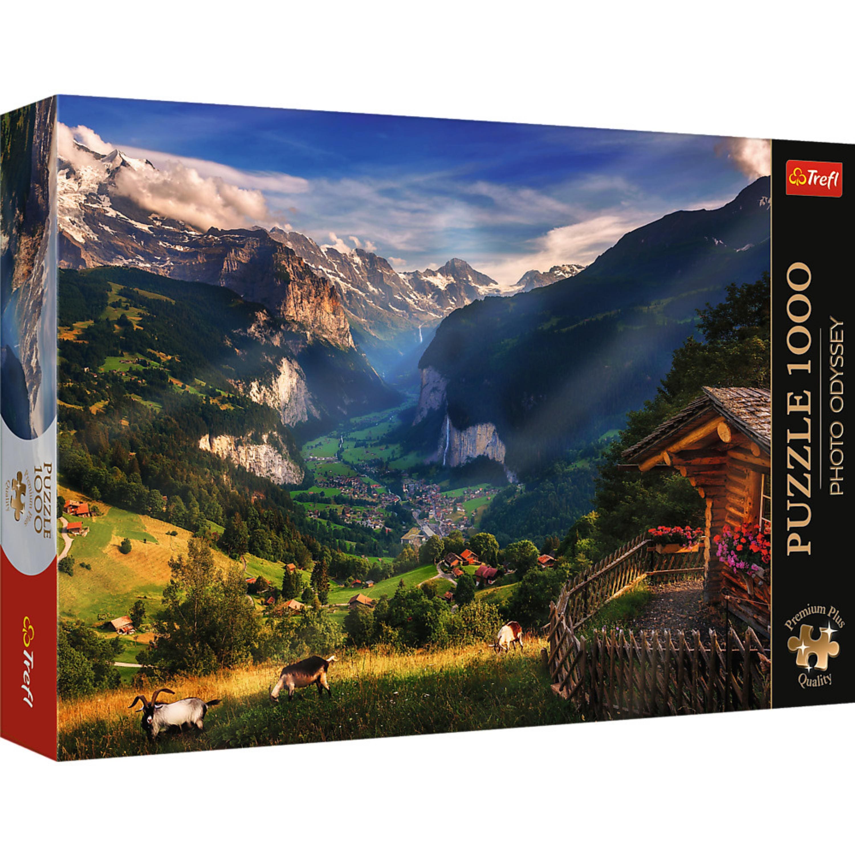 Trefl - Premium Plus 1000 Piece Puzzle - Lauterbrunnen Valley, Switzerland price history on PriceWatchPro