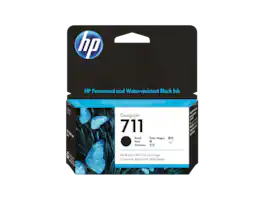 HP - 711 38-ml Black DesignJet Ink Cartridge, CZ129A