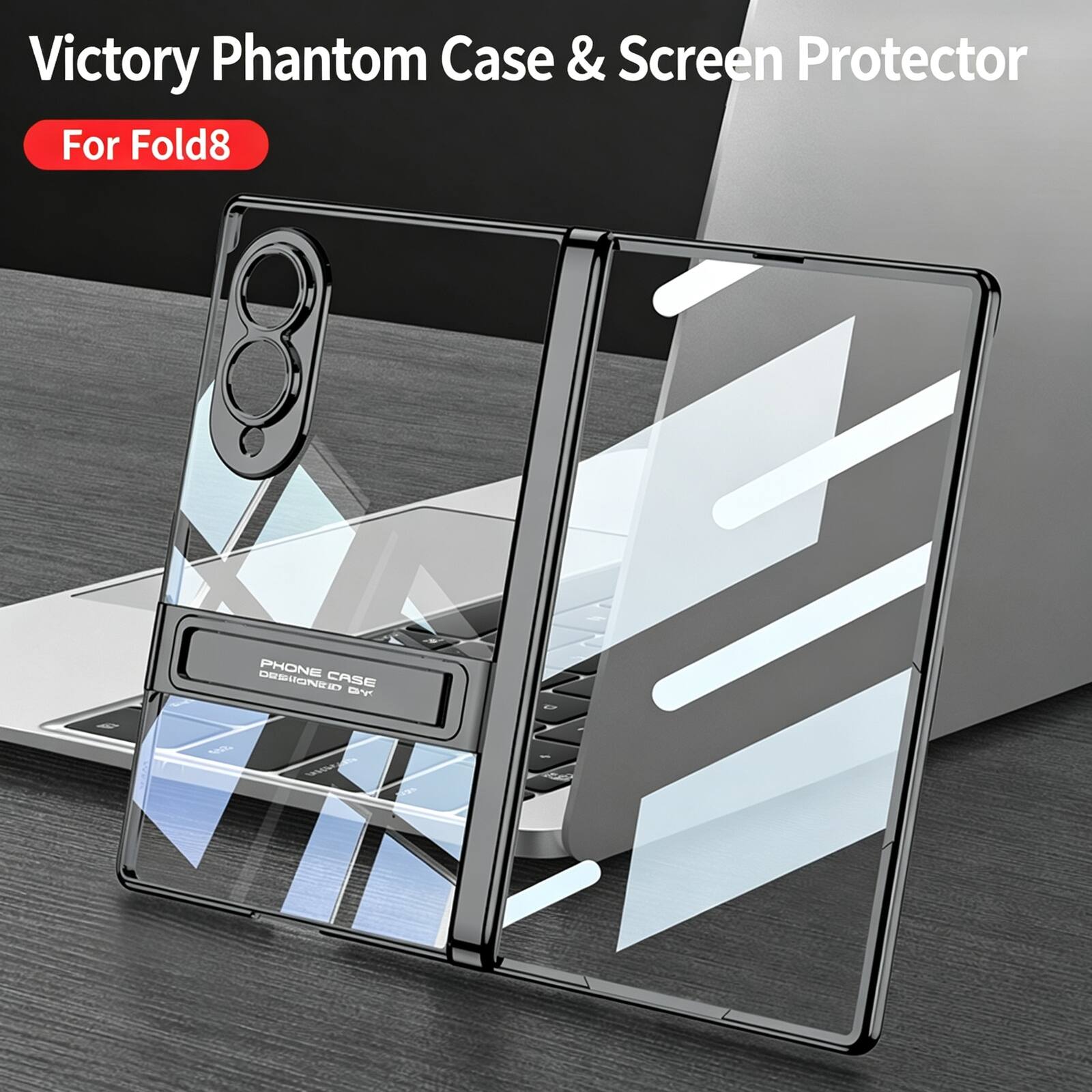 Victory Phantom Case & Screen Protector  
For Fold8
