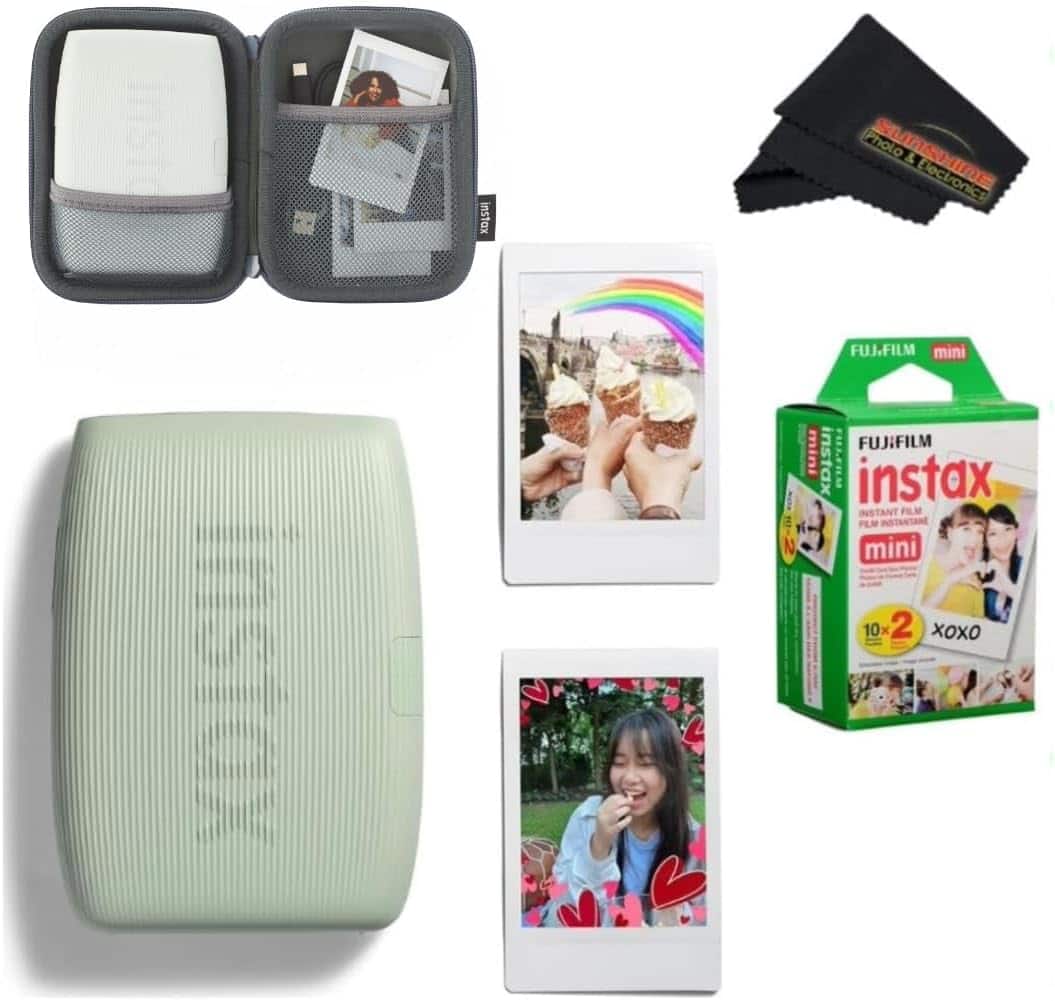 Fujifilm - INSTAX Mini Link 3 Smartphone Printer with INSTAX Mini Instant Film Bundle