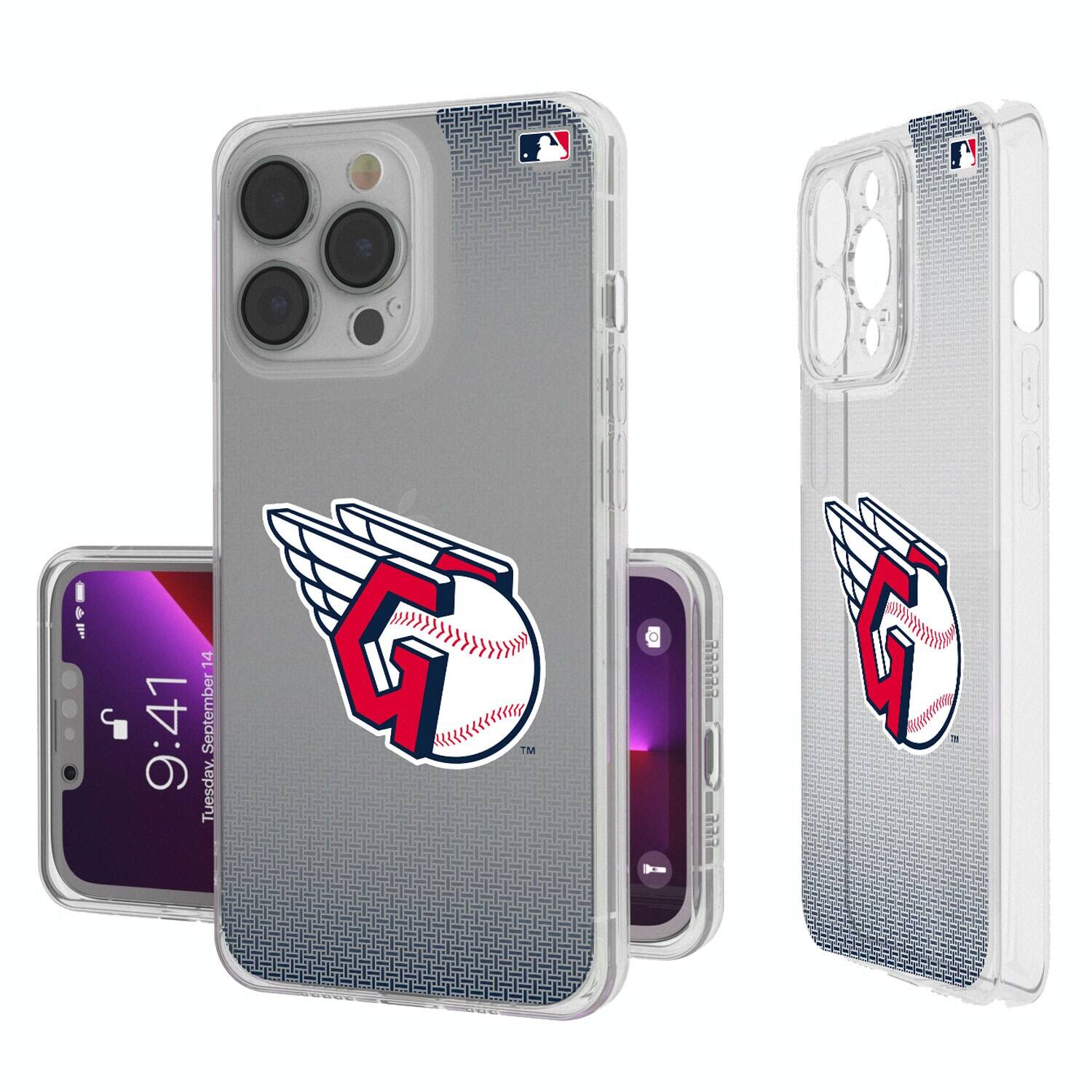 Keyscaper - MLB - Cleveland Guardians Linen Logo iPhone Clear Case - 15 Pro - Multicolor price history on PriceWatchPro