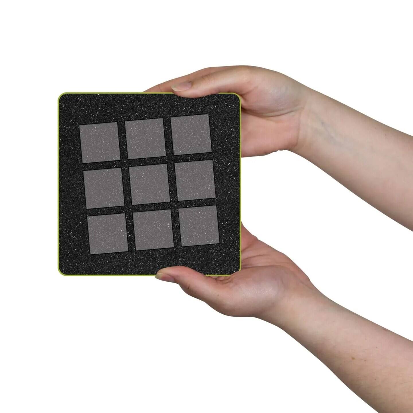 Alt View 1. AccuQuilt - GO! Square-1 1/4 (3/4" Finished) Die - Multicolor.