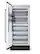 Alt View 1. Viking - 30"W 16.0 cu. ft Integrated Upright Built-in Column Freezer-Custom Panel _LH - Panel Ready.