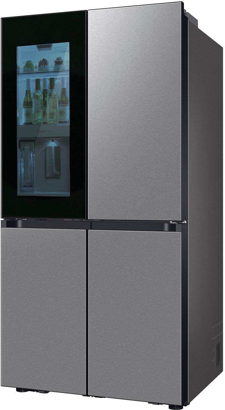 Alt View 21. Samsung - Bespoke 29 Cu. Ft. 4-Door Flex French Door Refrigerator with Auto Open Door - Fingerprint Resistant Stainless Steel.