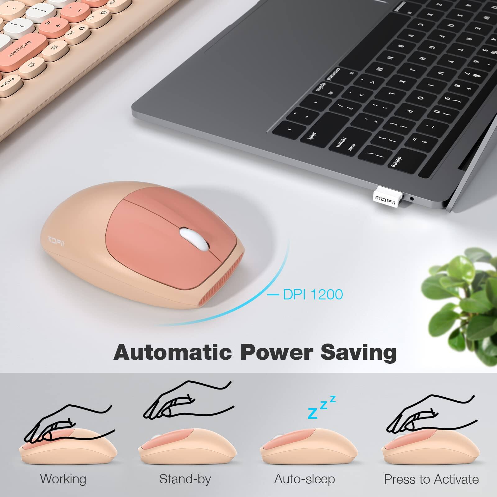 - DPI 1200
- Automatic Power Saving
  - Working
  - Stand-by
  - Auto-sleep
  - Press to Activate