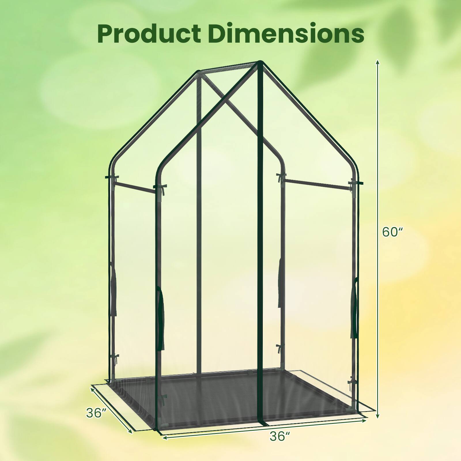 Product Dimensions: 60" x 36" x 36"
