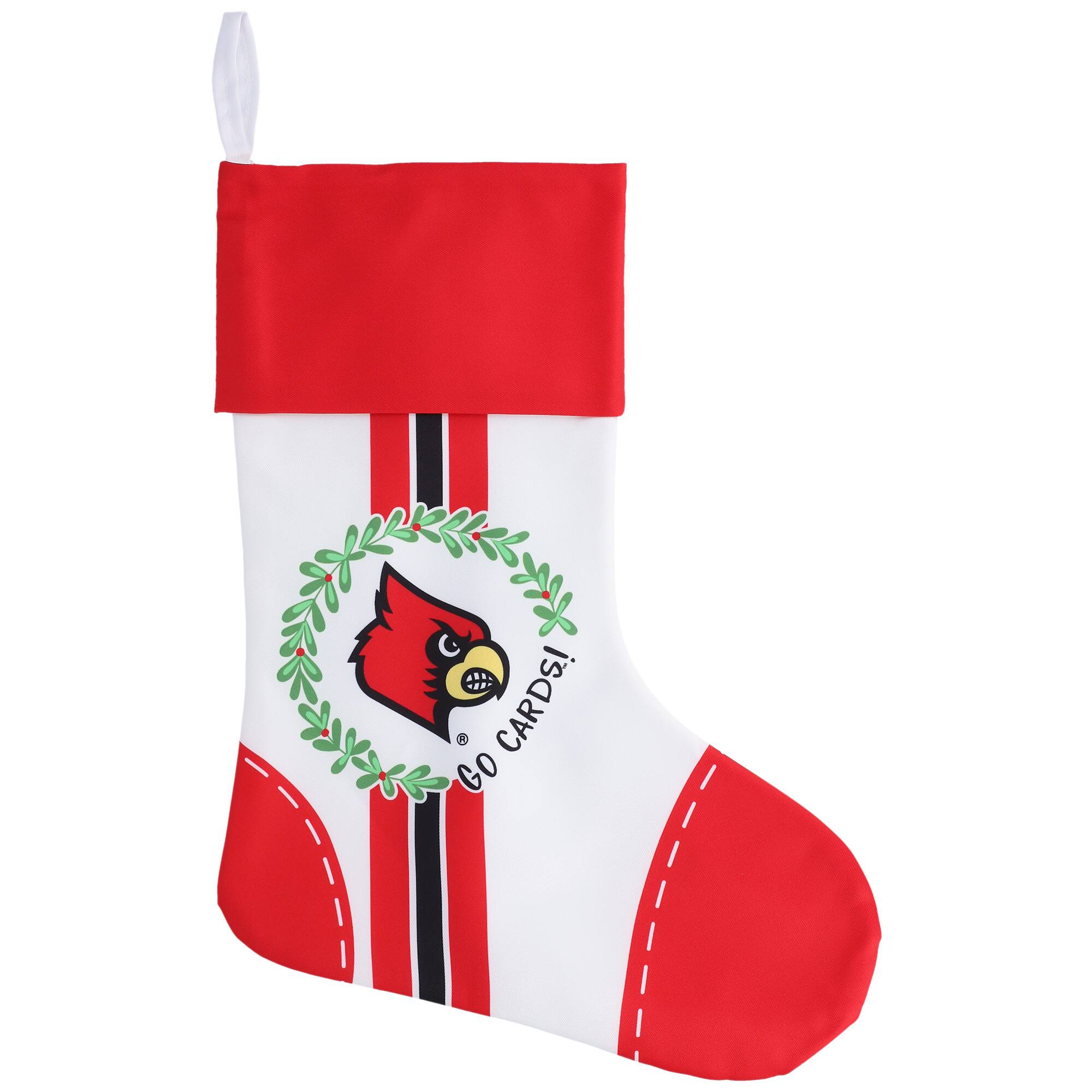 Magnolia Lane - Louisville Cardinals Christmas Stocking - Multicolor
