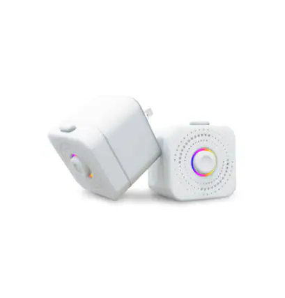 Front. Nomo Smart Care - 2-Pack Satellites - White.