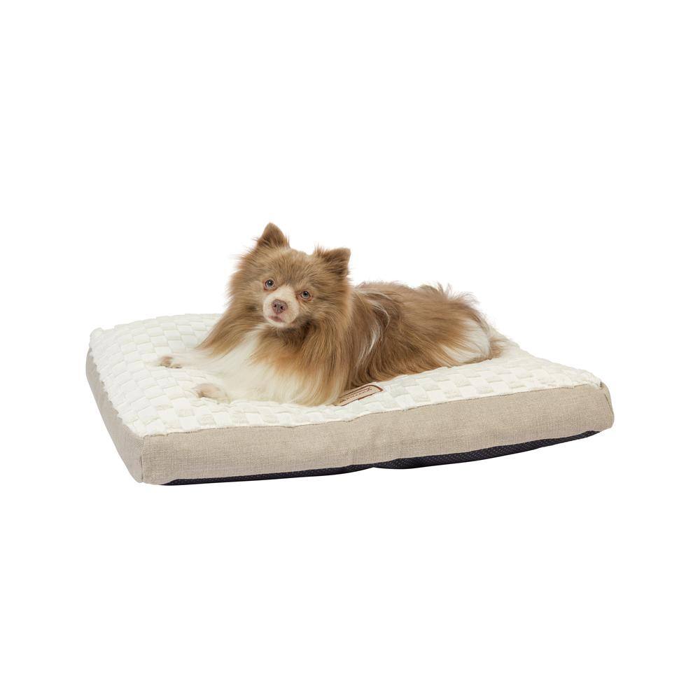 Alt View 4. Armarkat - Medium With Handle Dog Crate Mat With Poly Fill Cushion and Removable Cover - Beige.