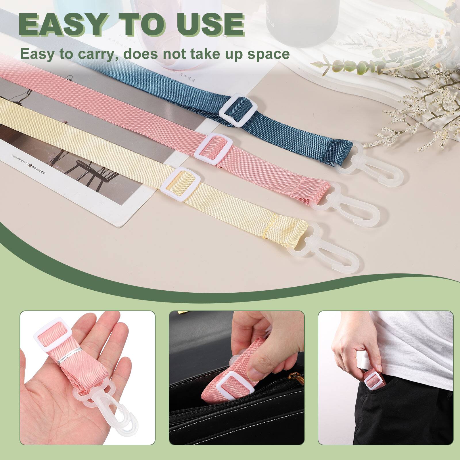EASY TO USE  
Easy to carry, does not take up space