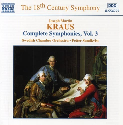 J.M. Kraus - Complete Symphonies 3  - COMPACT DISCS
