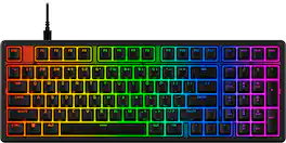 HyperX - Origins 2 1800 Wired Mechanical Linear Red Switch Gaming Keyboard with RGB Back Lighting - Black