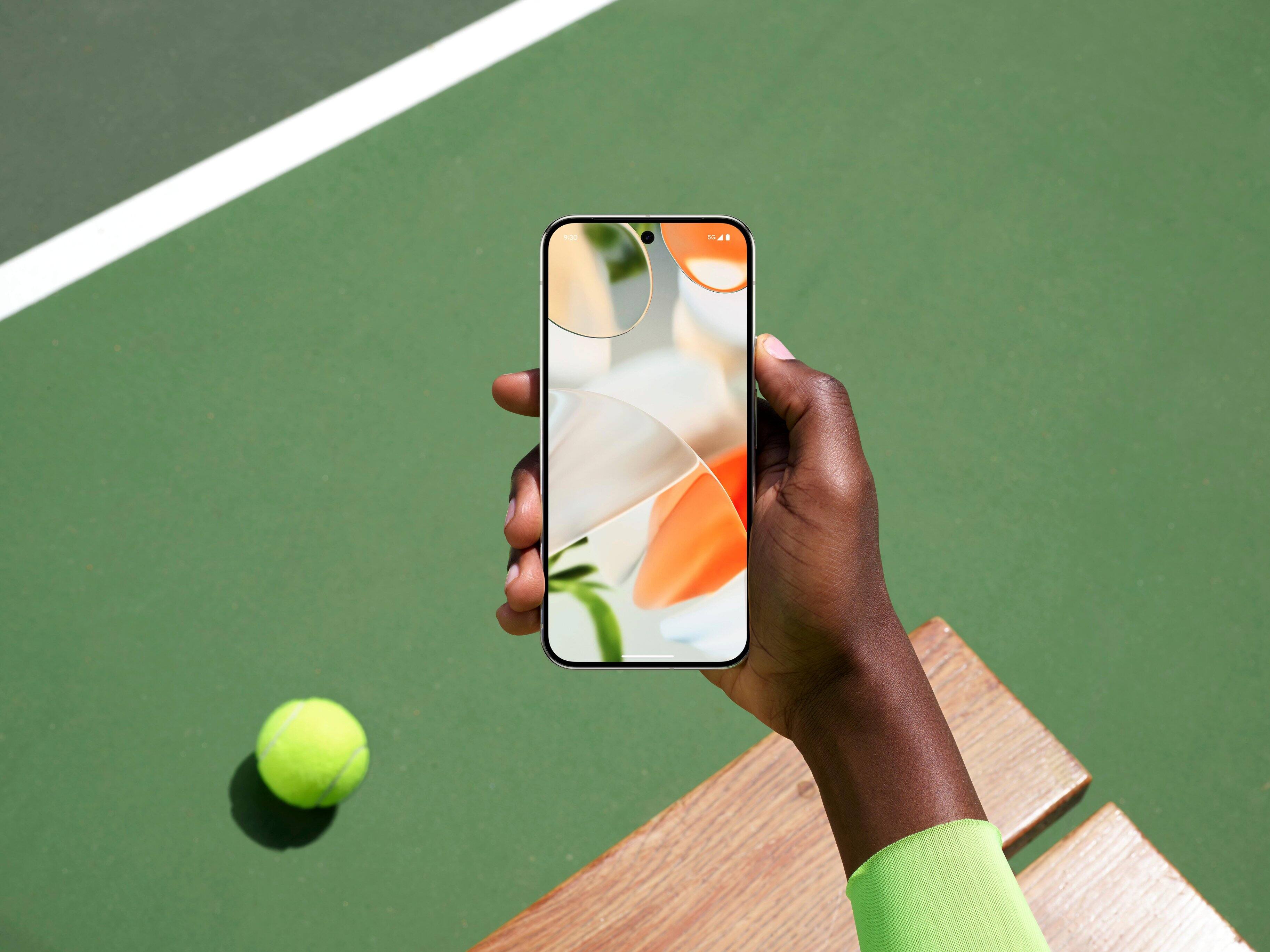 Alt View 22. Google - Pixel 9 Pro XL 128GB (Unlocked) - Porcelain.