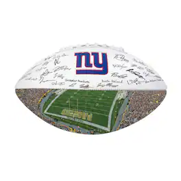 Logo Brands - New York Giants 2025 Autograph Signature Football - Royal