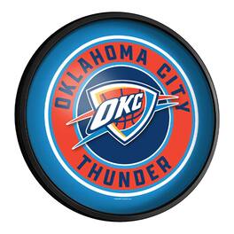 The Fan-Brand - Oklahoma City Thunder 18'' Round Slimline Illuminated Wall Sign - Multicolor