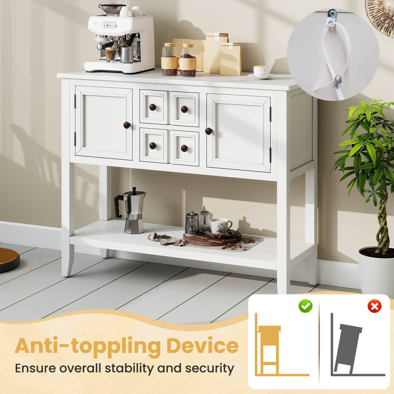 Anti-toppling Device  
Ensure overall stability and security