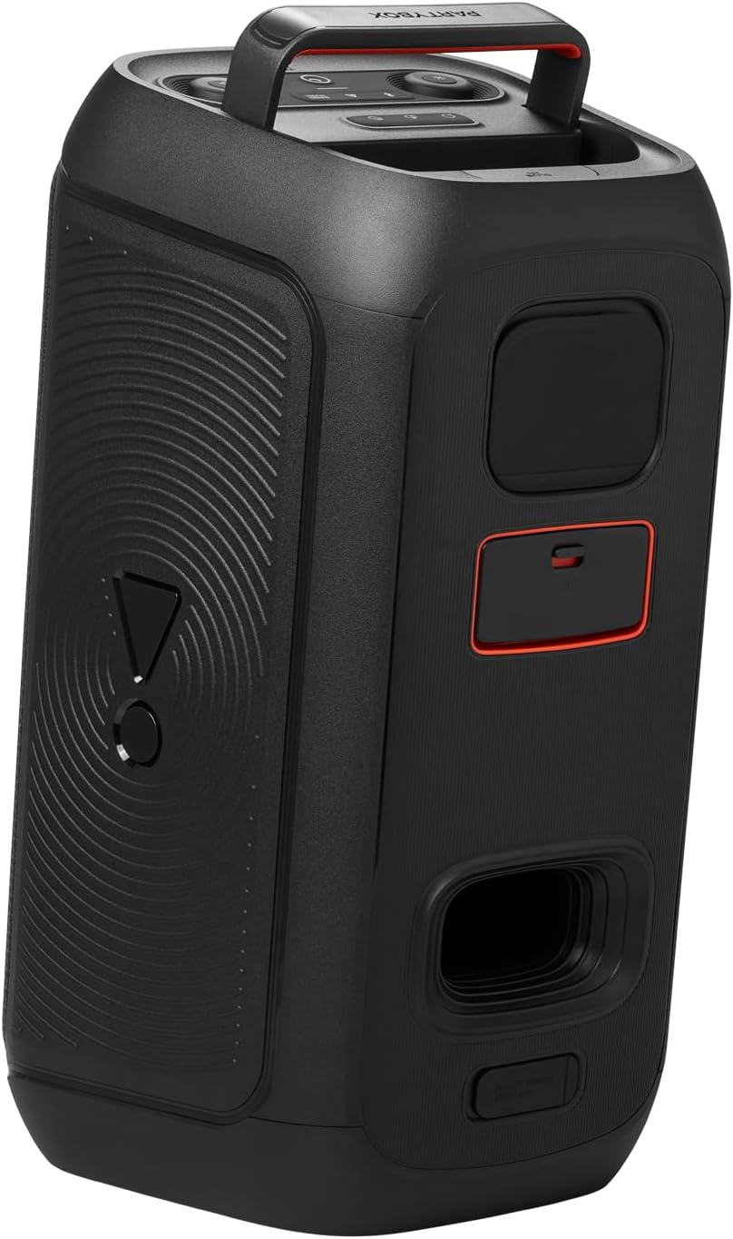 Angle. JBL - JBL Club 120 PartyBox Portable Party Speaker with Foldable Handle Black - Black.