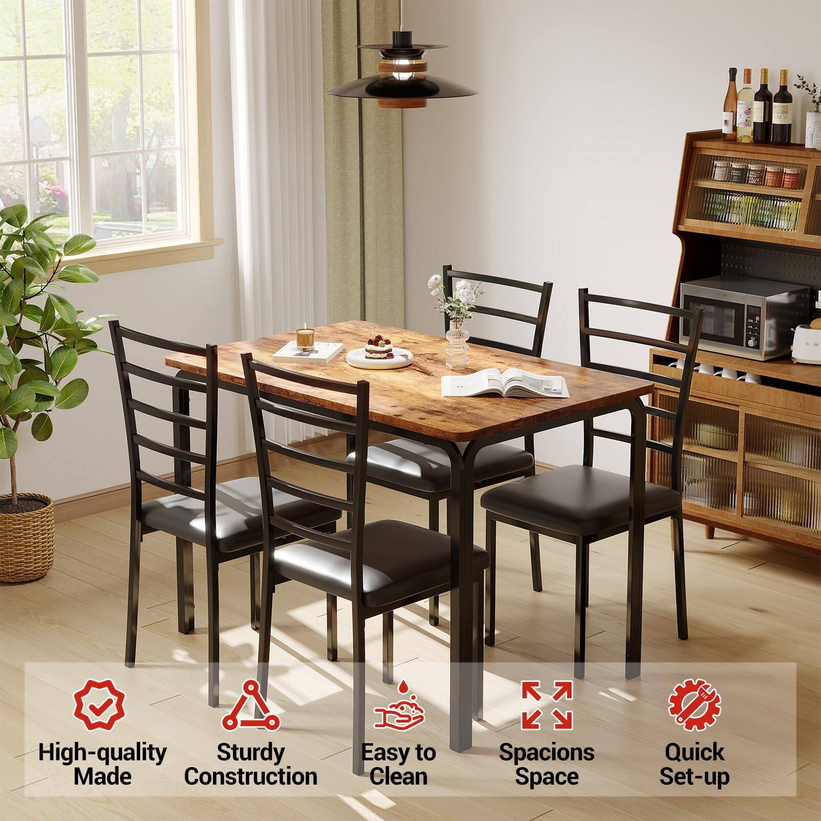 High-quality Made  
Sturdy Construction  
Easy to Clean  
Spacious Space  
Quick Set-up