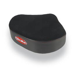 Gibraltar Hardware - 9000 Series Drum Throne Seat, 18" Oversized Cordura Saddle, with Memory Foam Comfort & PVC Leather Sides