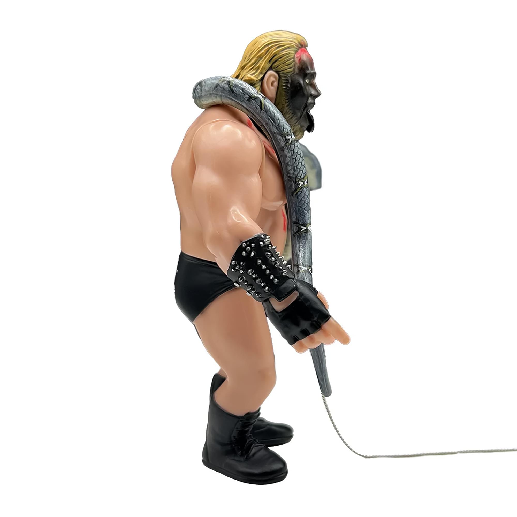 Alt View 2. Zombie Sailor's Toys - Wrestling's Heels and Faces Retro Action Figure | Kevin Sullivan With Snake - Multi-Colored.