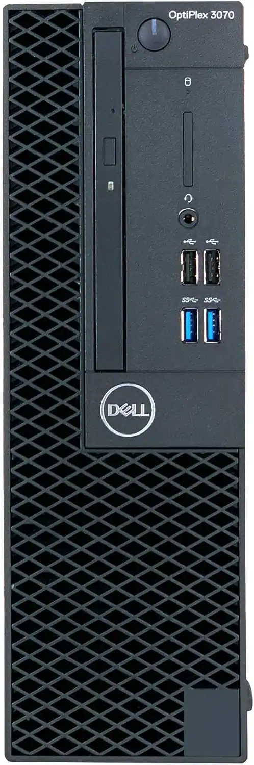 Dell - Refurbished Excellent - OptiPlex 3070 SFF Desktop PC, Intel Core i5-9500T, 8GB RAM, 256GB NVMe, Built in AX210 Wi-Fi BT, Windows 11 Pro - Black
