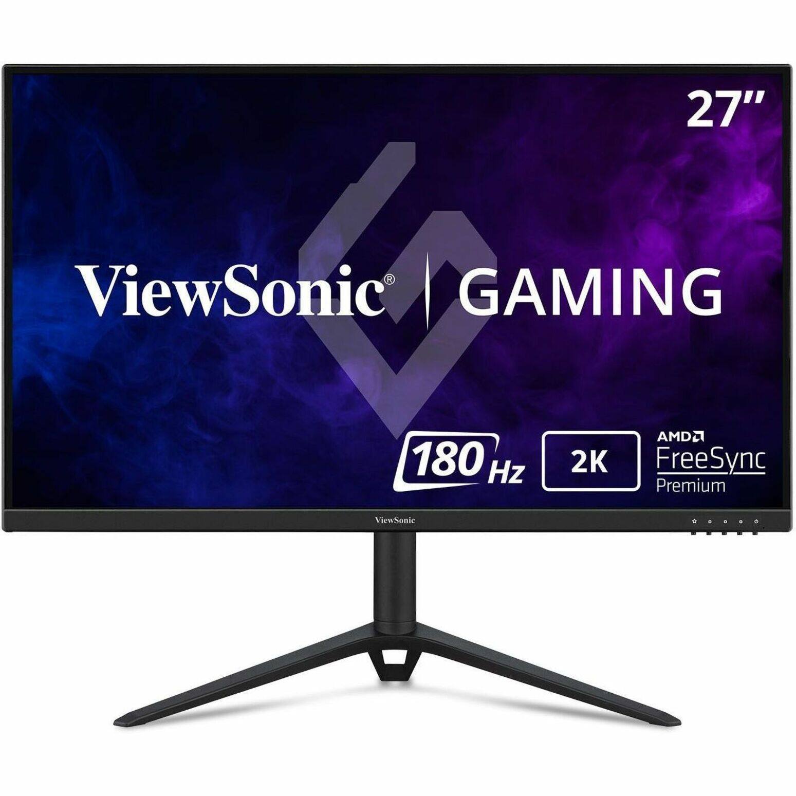 ViewSonic - VX2728J-2K 27" IPS QHD LED 180Hz FreeSync Premium (AMD Adaptive Sync) Monitor (HDMI, DP) - Black