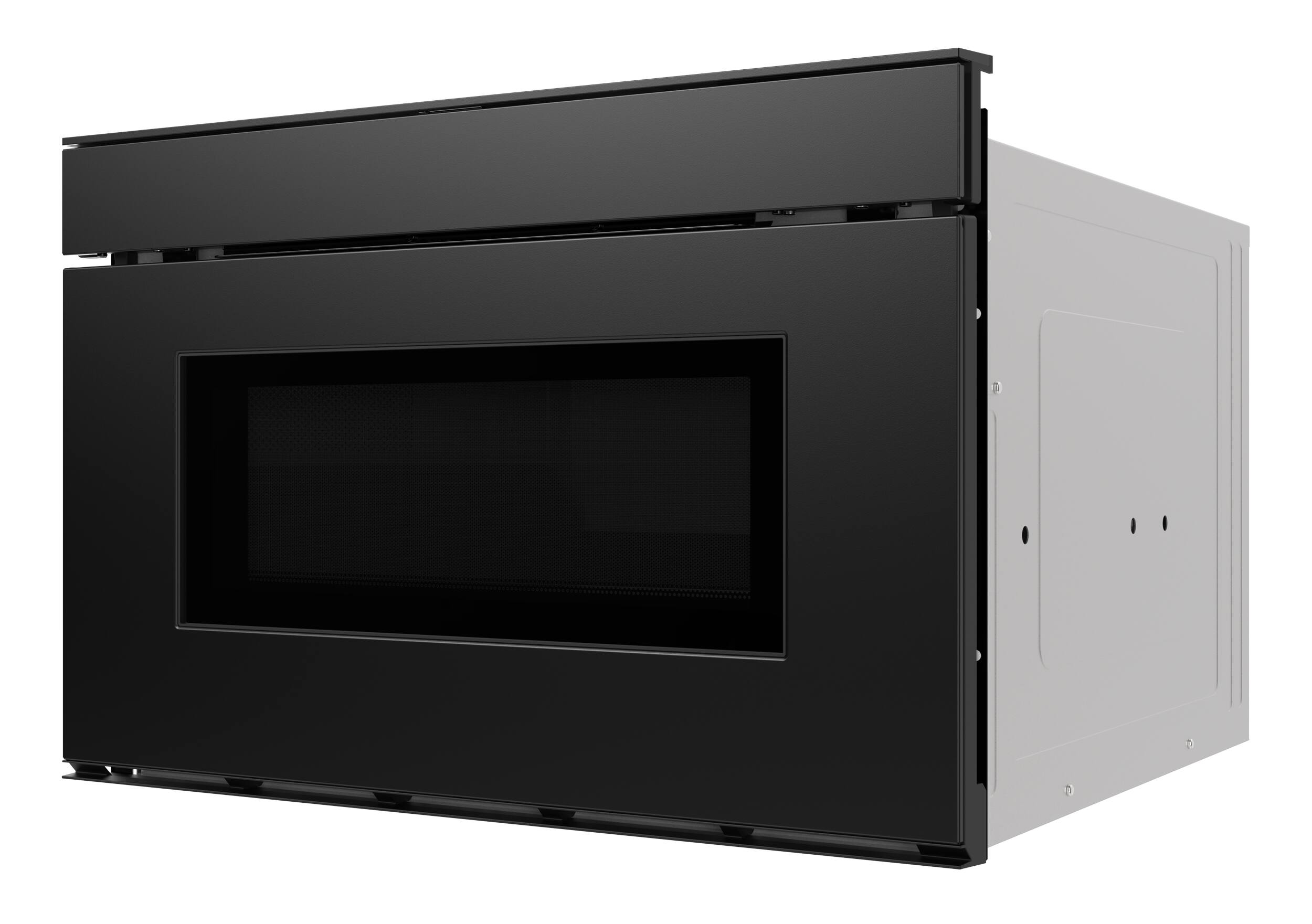 Alt View 1. Sharp - 24 In 1.2 CuFt Built-In Smart Microwave Drawer Oven with Sensor Cooking and Easy Wave Open - Black.